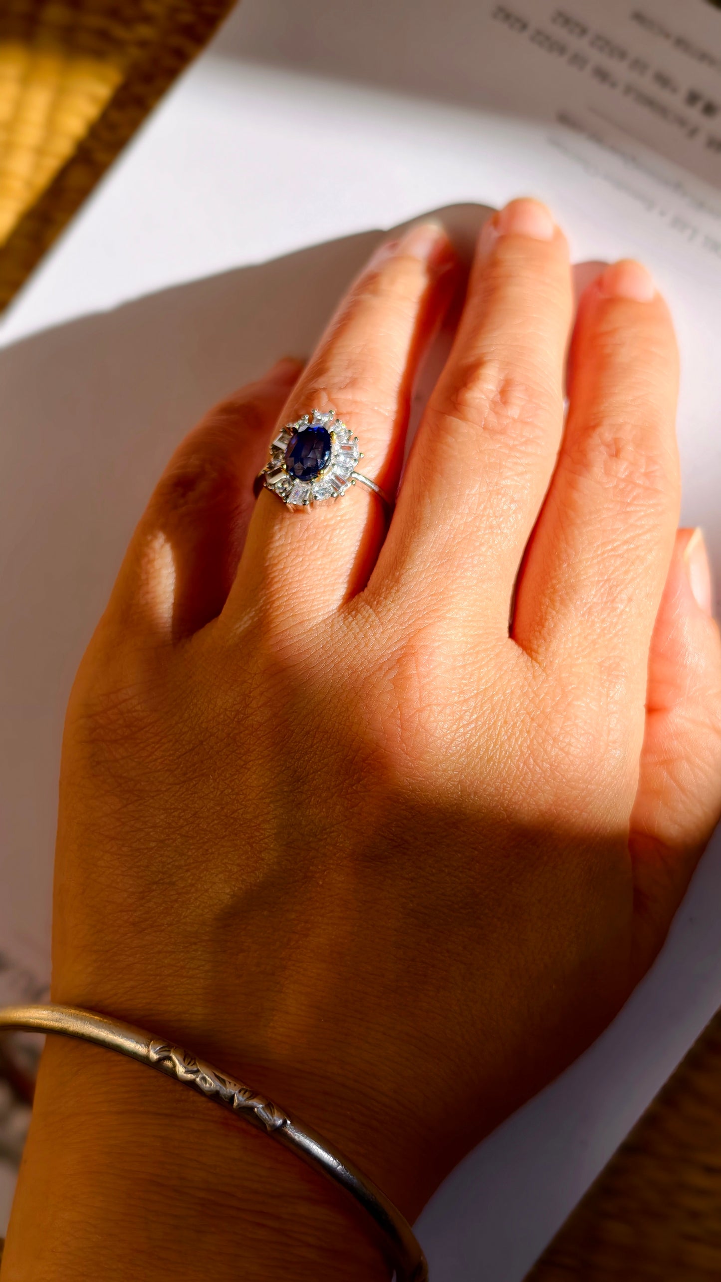 Vintage London Blue Topaz Ring