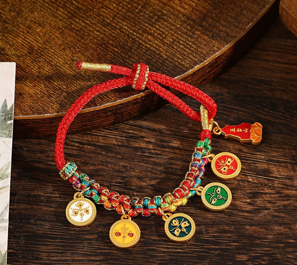 Tibetan Bracelet from Five Wealth God