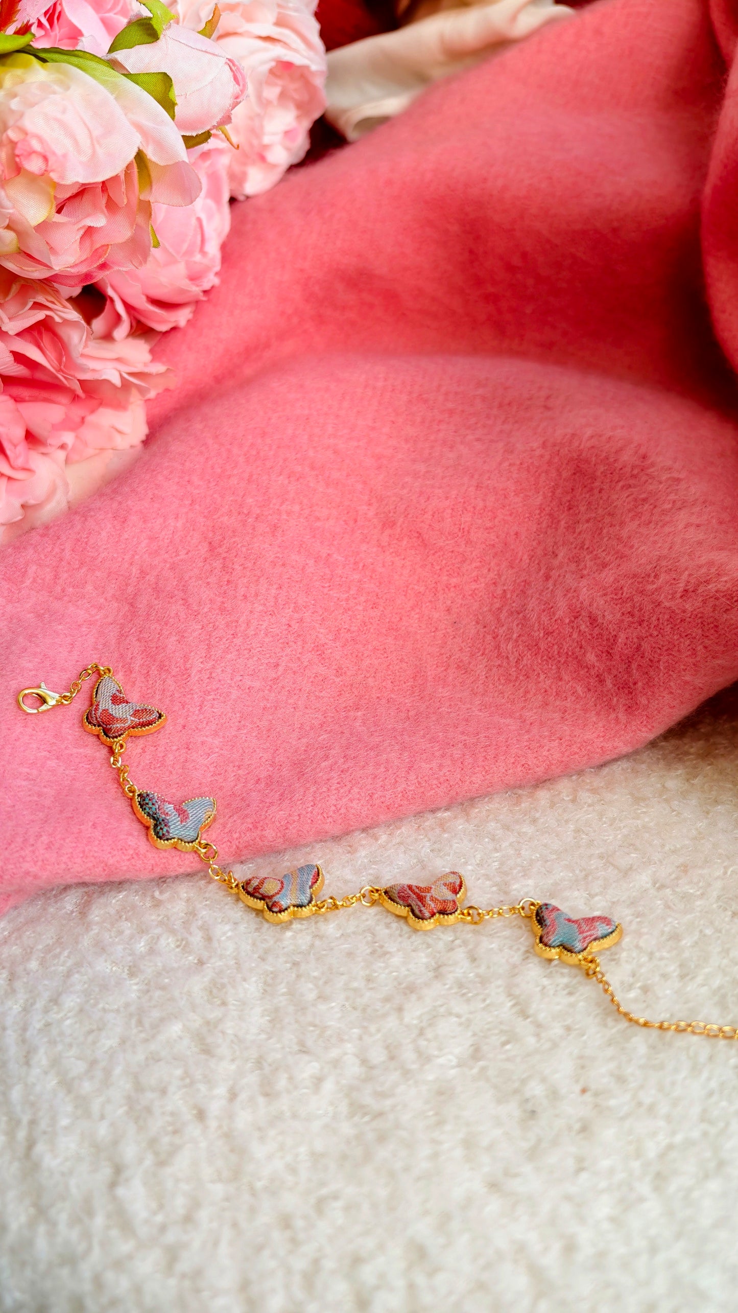 Shu Embroidery Butterfly Bracelet