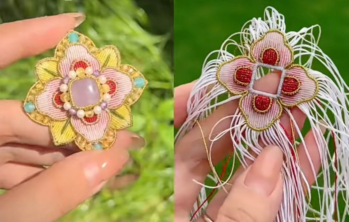 Handmade Delicate Petal Charm