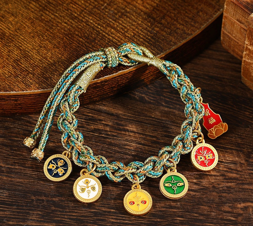 Tibetan Bracelet from Five Wealth God