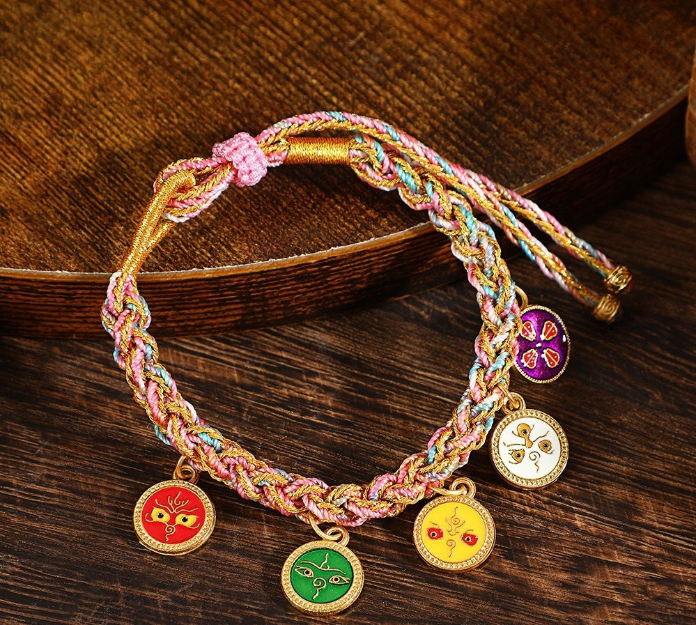 Tibetan Bracelet from Five Wealth God