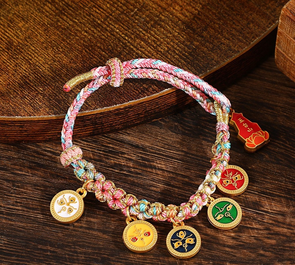 Tibetan Bracelet from Five Wealth God