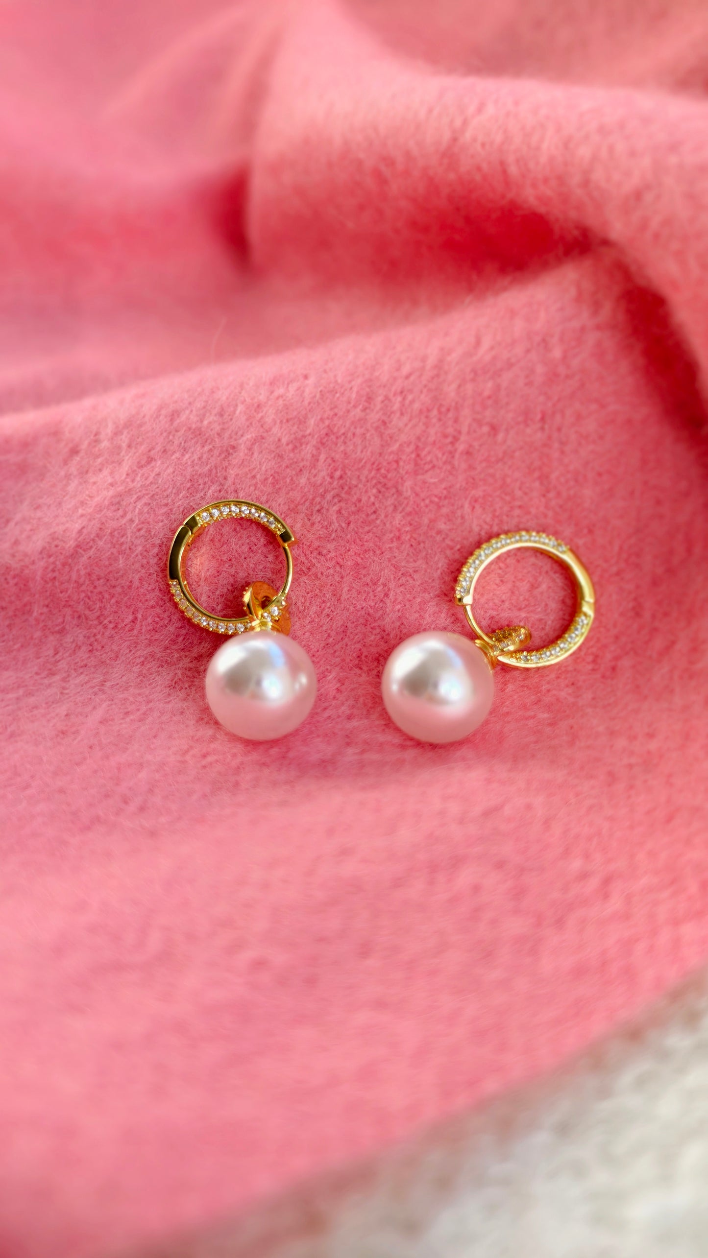 Pearl & Gold Hoop Earrings: Timeless Elegance with Coastal Charm