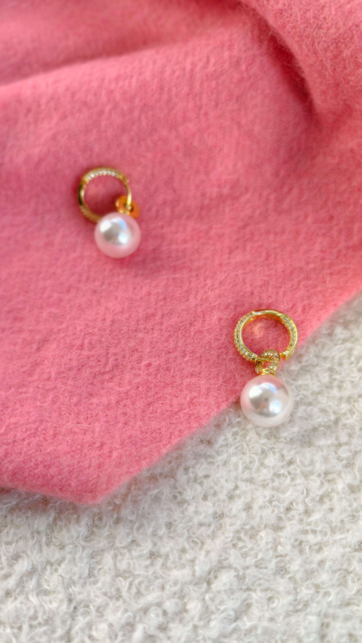 Pearl & Gold Hoop Earrings: Timeless Elegance with Coastal Charm