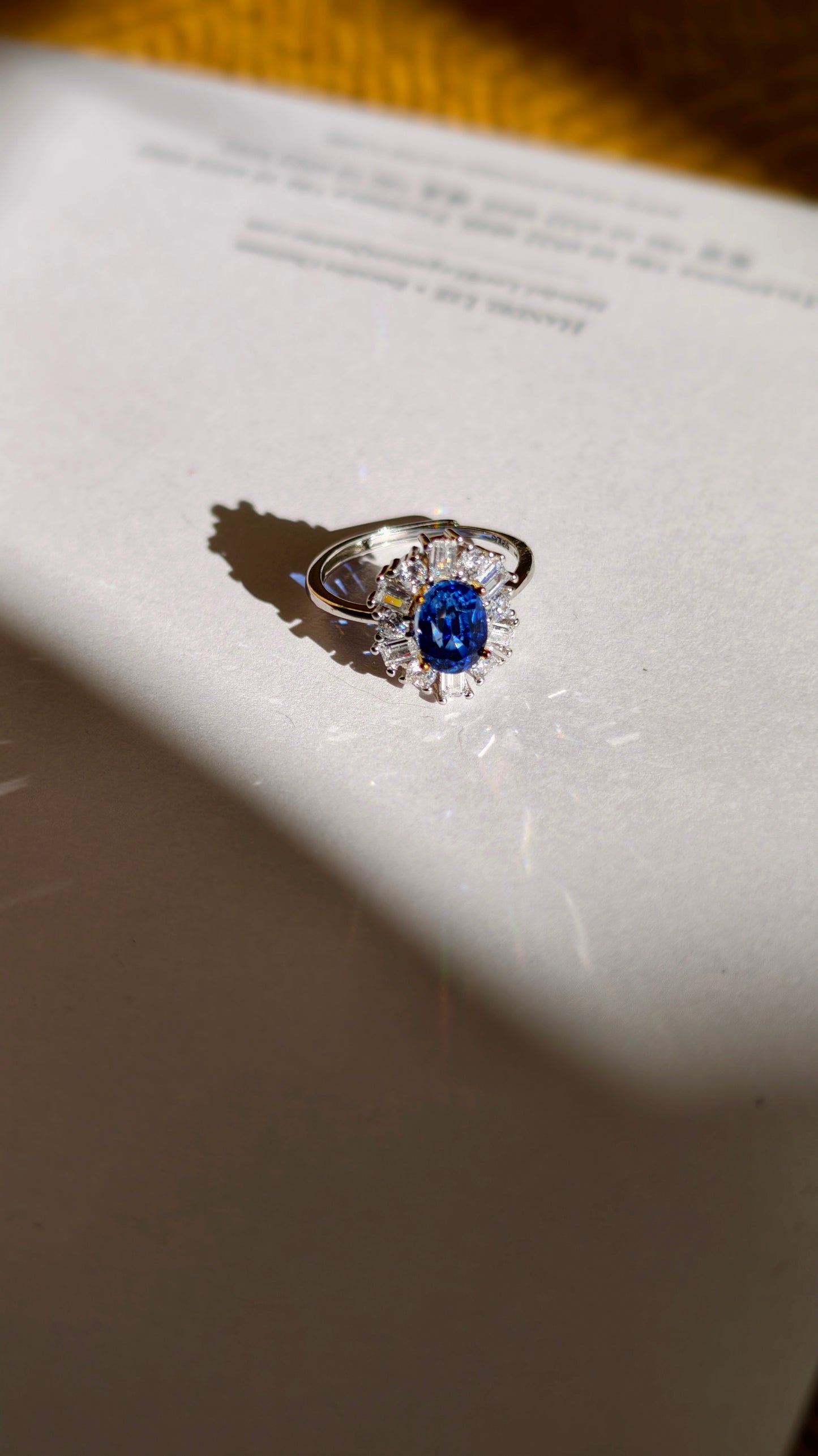 Vintage London Blue Topaz Ring