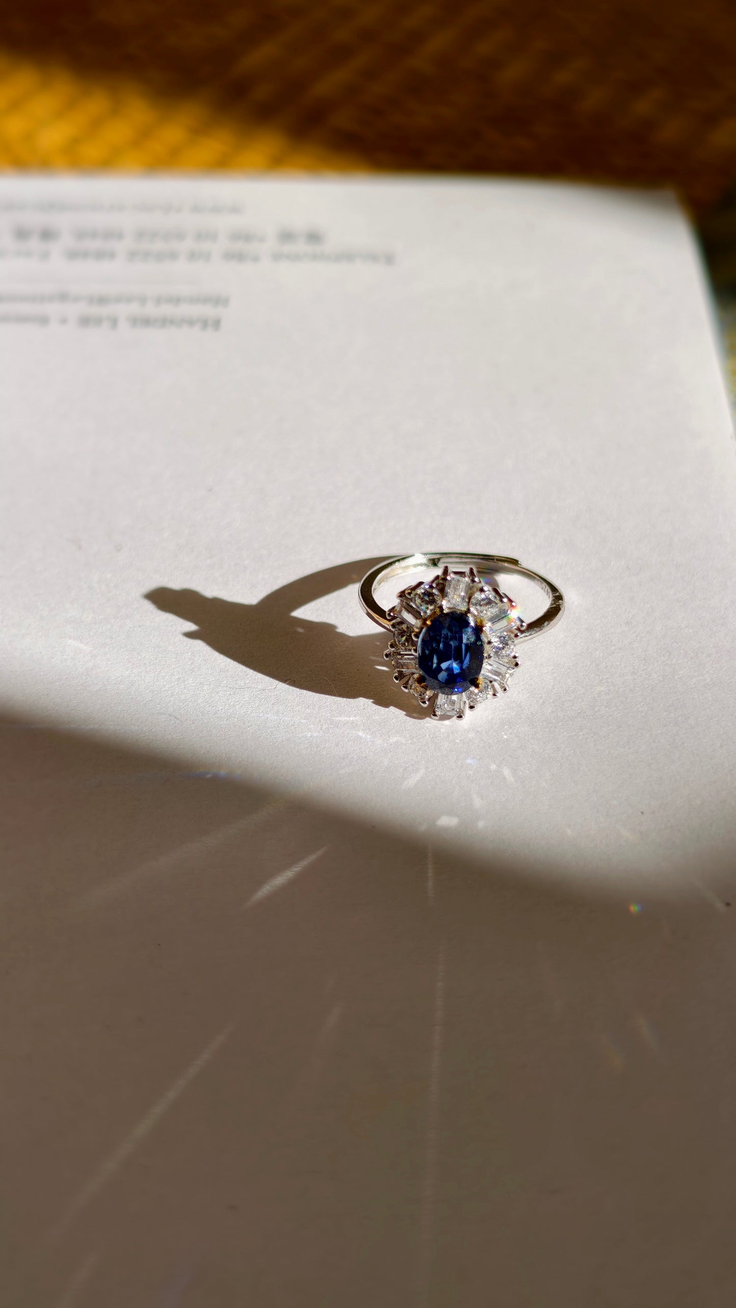 Vintage London Blue Topaz Ring