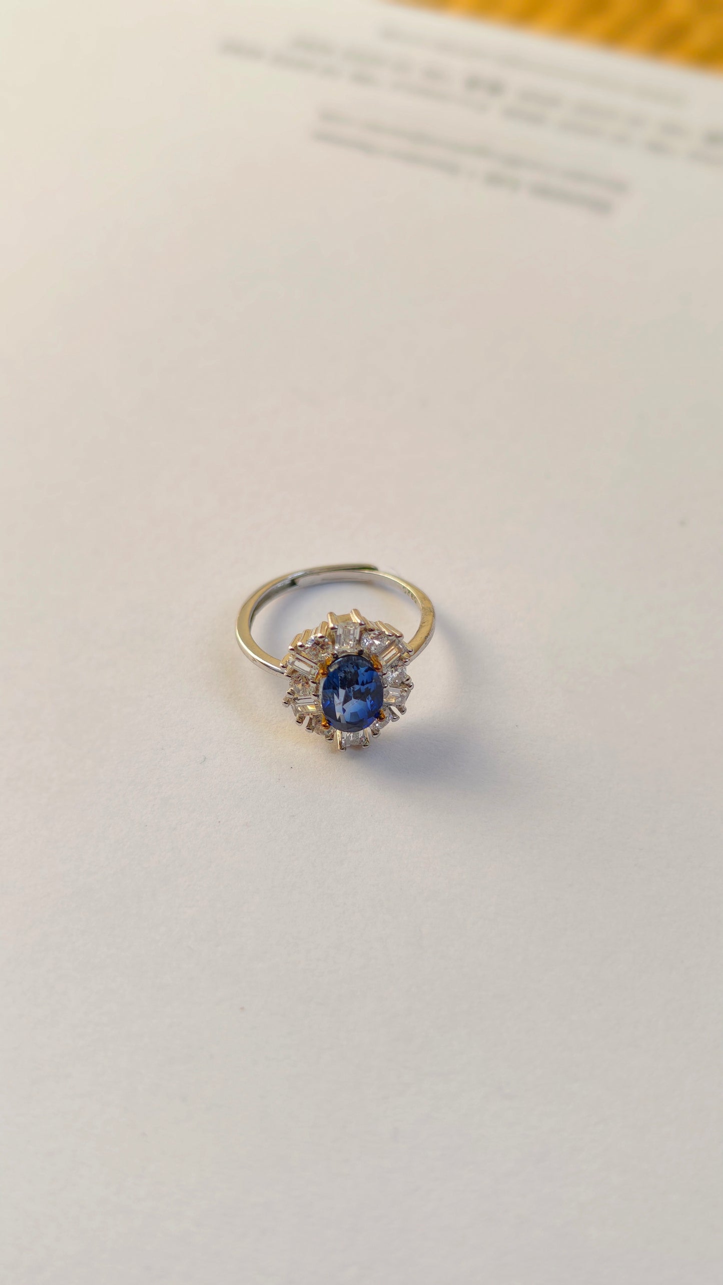 Vintage London Blue Topaz Ring