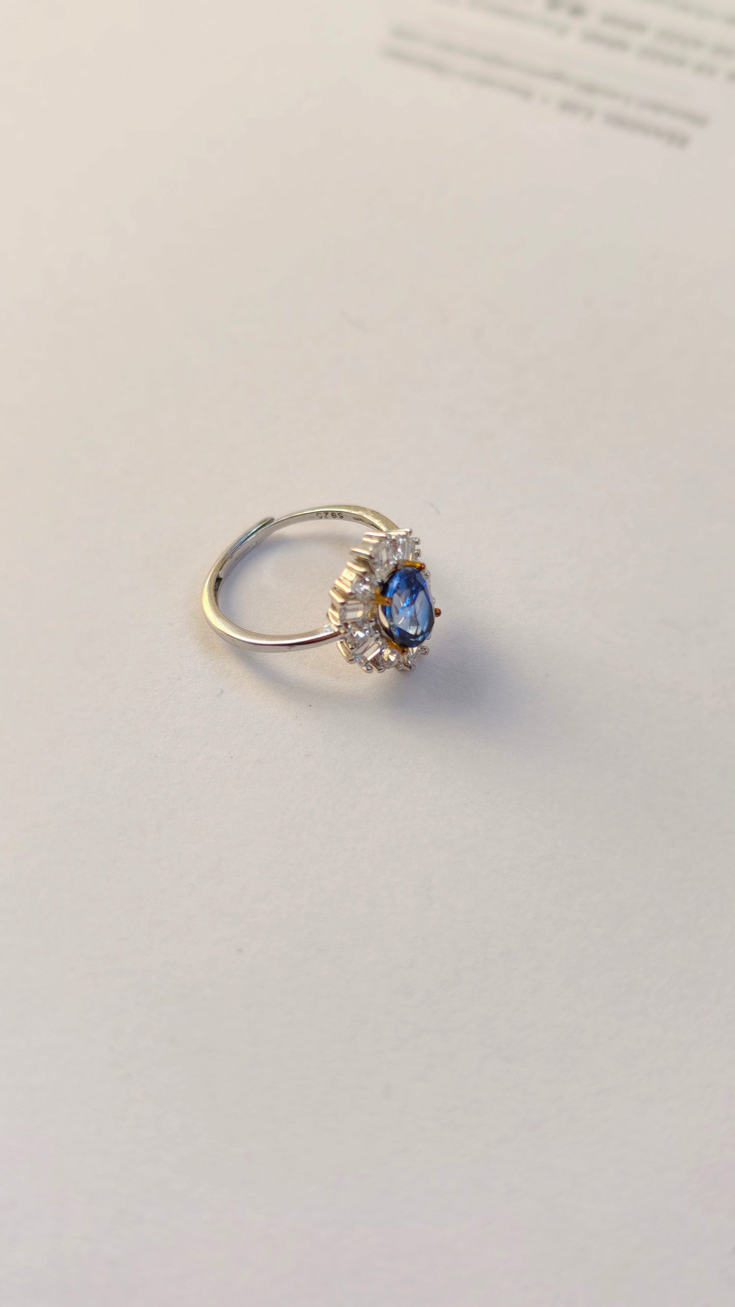 Vintage London Blue Topaz Ring